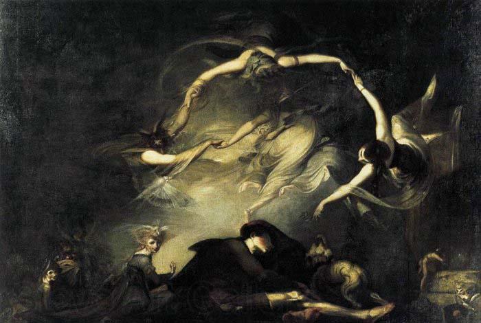 Johann Heinrich Fuseli The Shepherd's Dream Spain oil painting art